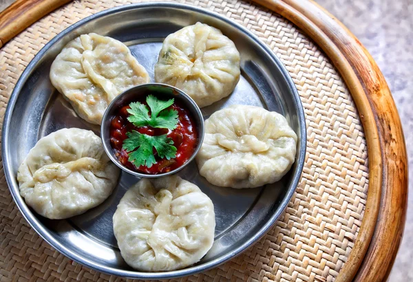 stock image Vegetarian Tibetan momo