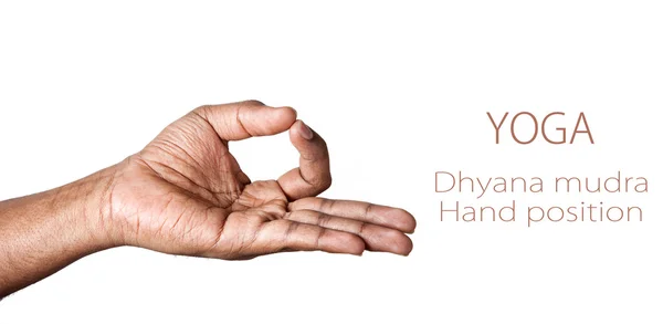 Yoga Dyana mudra — Stock Photo, Image