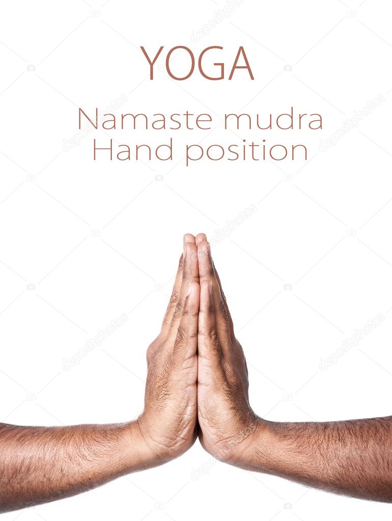 Yoga Namaste prayer mudra