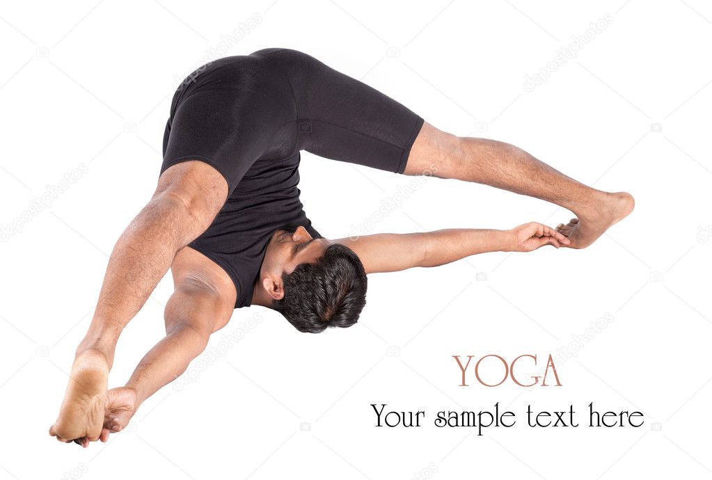 Yoga supta konasana halasana pose