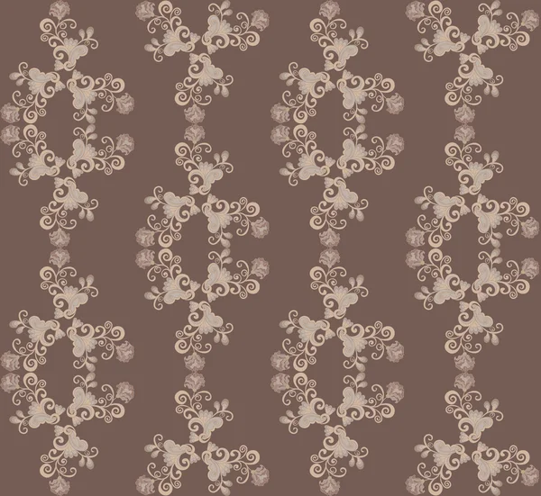 Pattern in brown tones — Stock Vector