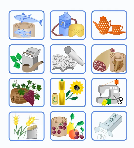 stock vector Icons for the design