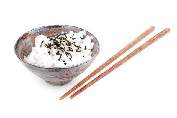 stock image Rice and chopsticks