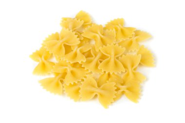 Pasta isolated on white. clipart