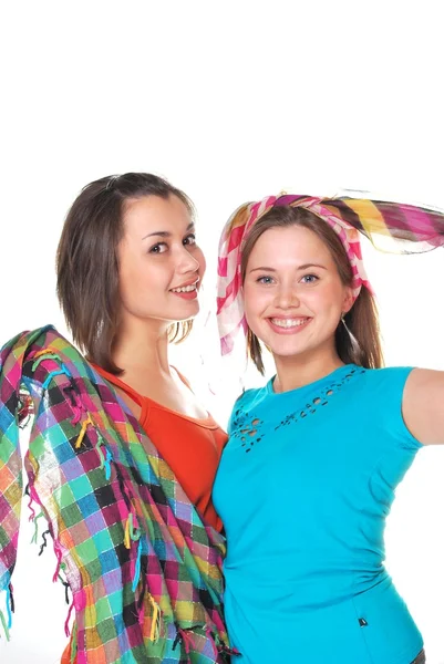 Twee meisjes — Stockfoto