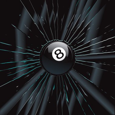 Broken Glass 2 8 Ball clipart