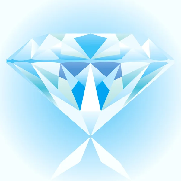 钻石蓝 — 图库矢量图片