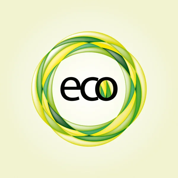 エコロジー デザイン要素セット 1 — ストックベクタ