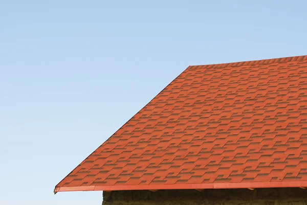 stock image Roof and blue sky