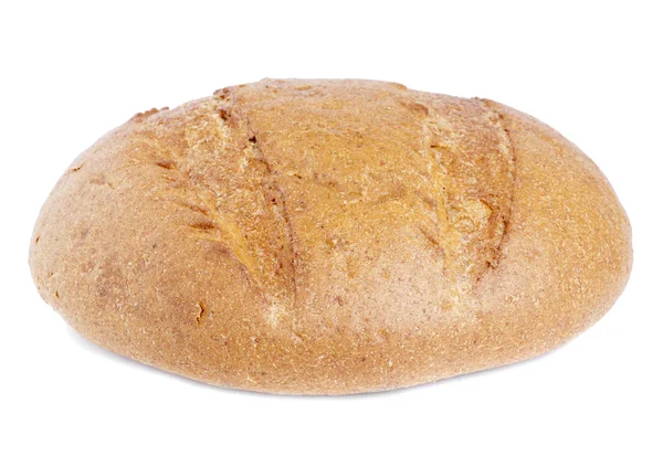 White bread loaf isolated on white background — Stock Photo, Image