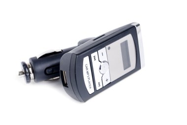 Car mp3 player with fm modulator clipart