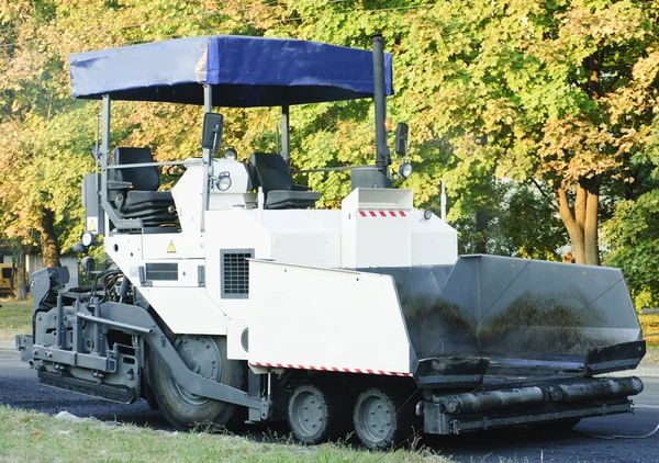 stock image Asphalt spreading machine