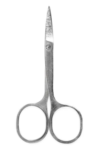 stock image Manicure scissors on a white background