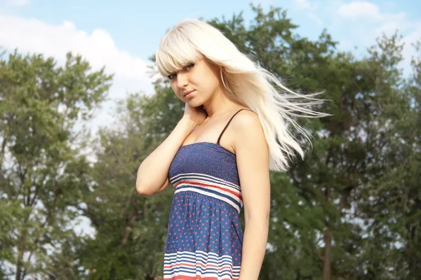 stock image Portrait of young woman