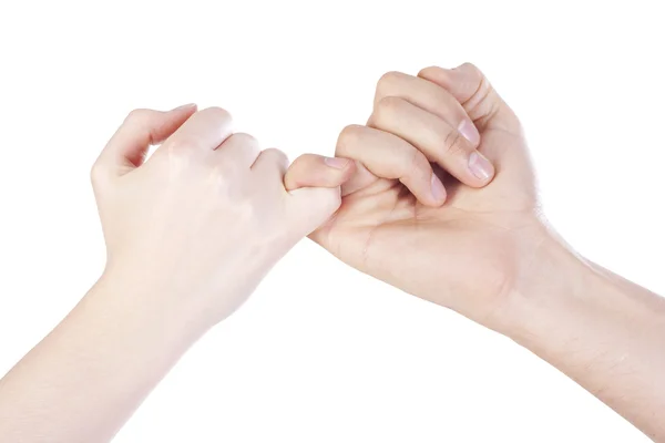 Przyjaciele uścisk dłoni — Zdjęcie stockowe