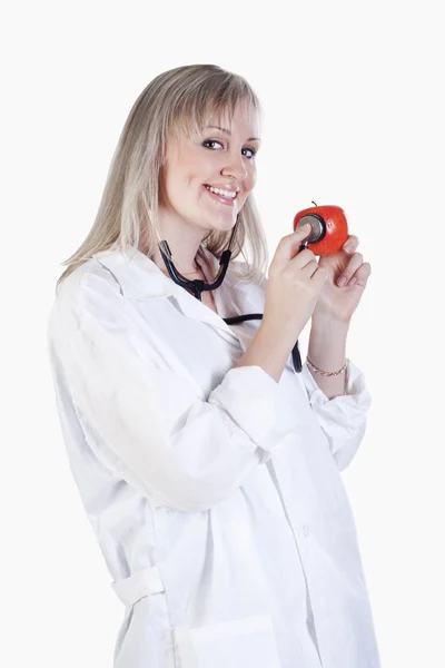 Young pretty doctor portrait — Stock Photo, Image