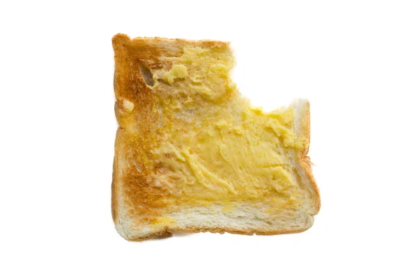 黄油面包吃 — 图库照片