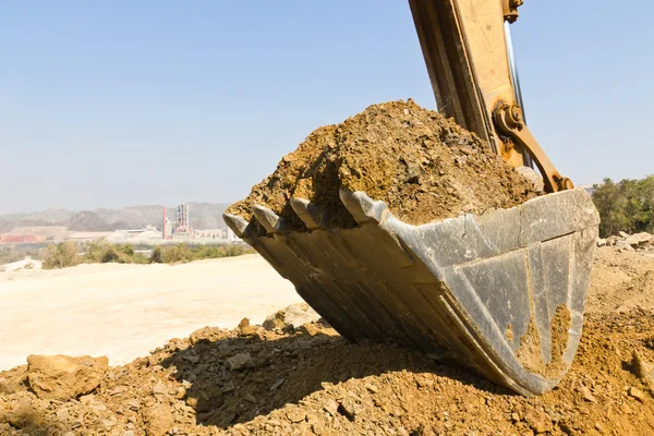 Carregador de escavadeira — Fotografia de Stock