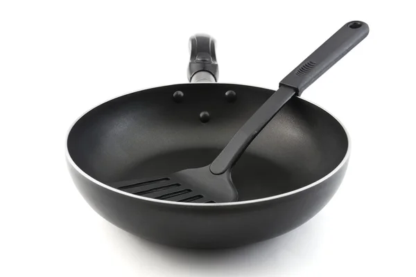 Pan with handle and Spade of frying pan — Stock Photo, Image