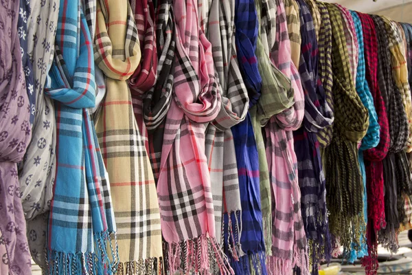 Scarves and shawls — Stock Photo, Image