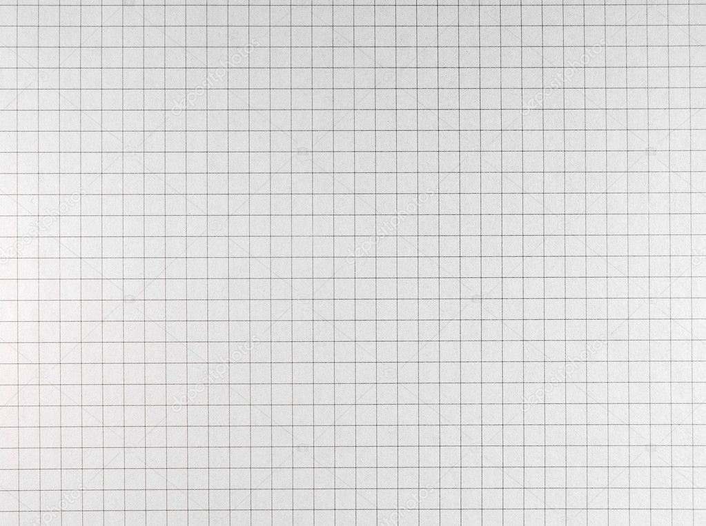 White squared paper sheet texture