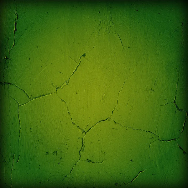 Zelený nátěr zdi — Stock fotografie