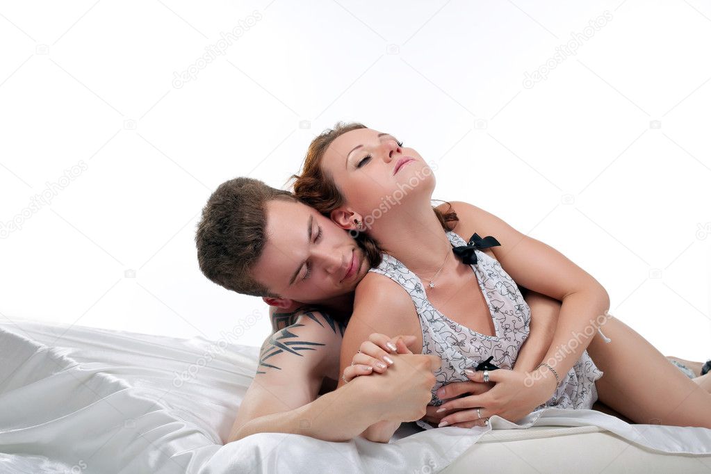 Жена ублажила мужа перед сном