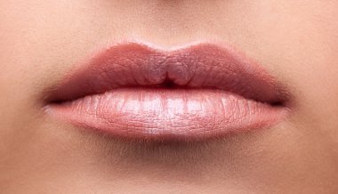 Beauty woman lips close-up clipart