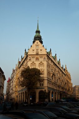 The Old Town street in the center of Prague City