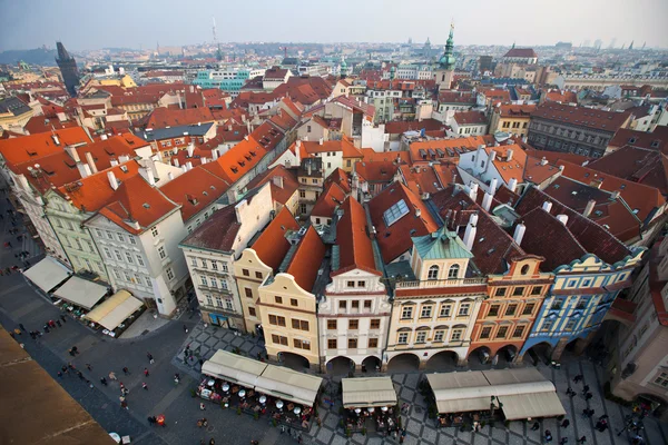 View from The Old Town Square of Prague City — Stockfoto