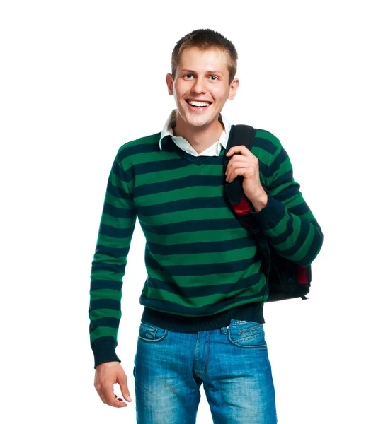 Student mit erhobenem Daumen — Stockfoto