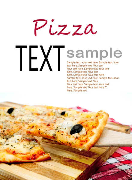 Pedaços de pizza — Fotografia de Stock