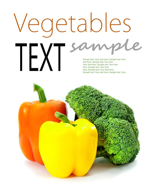 Diferentes deliciosas verduras de verano — Foto de Stock