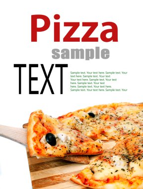 Pieces of pizza clipart