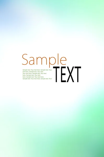 Background blur with sample text — Stock Photo, Image