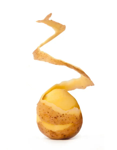 Peeled potato — Stock Photo, Image