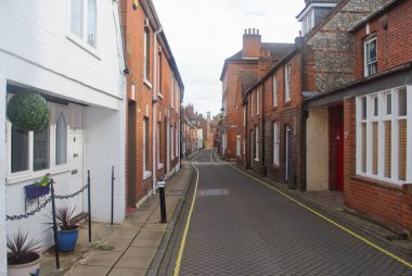 A Narrow Lane in Winchester City clipart