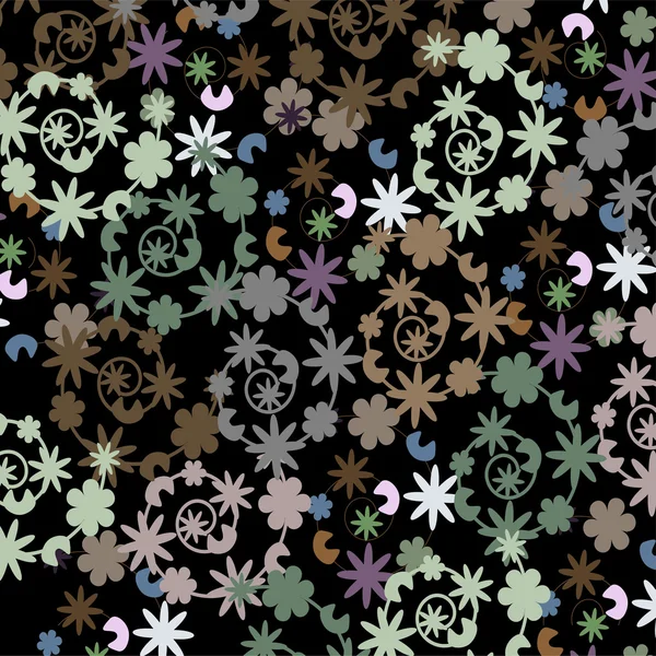 Vector de patrón floral — Archivo Imágenes Vectoriales