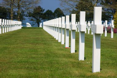 American cemetery crosses clipart
