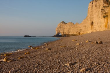 etretat plaj Kayalıkları