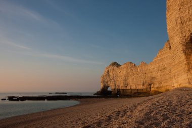 etretat plaj Kayalıkları