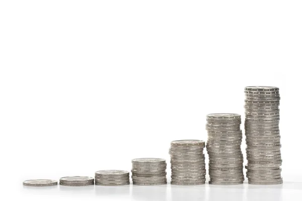 stock image Pile of 2 euro coins