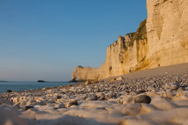 stock image Cliffs at the beach of Etretat