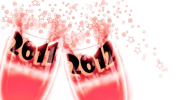 Ano Novo, 2012, comemorado — Fotografia de Stock