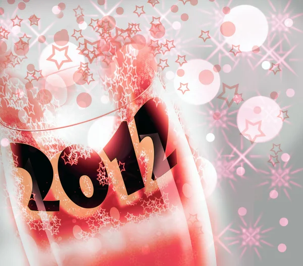 Silvester 2012 mit der Brille gefeiert, — Stockfoto
