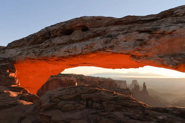 Salida del sol en Mesa Arch — Foto de Stock