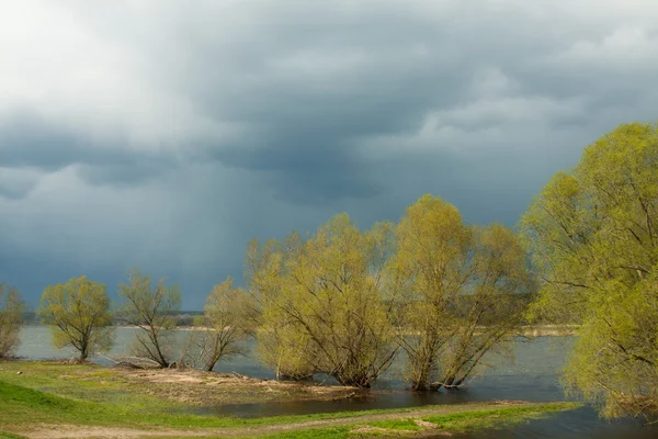 stock image Oderbruchgewitter