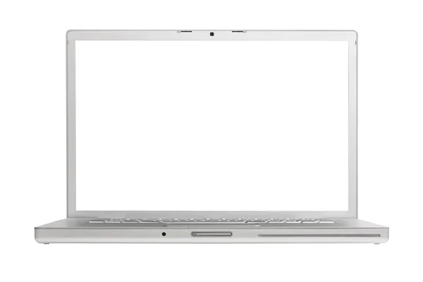 高端铝笔记本电脑 — 图库照片