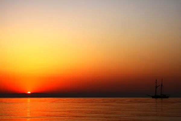 Medelhavet sunrise Stockbild
