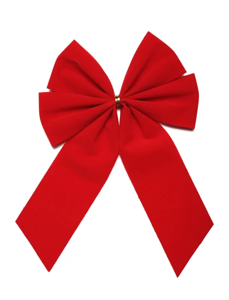Red Bow (CLIPPING PATH INCLUDED) — Stock Photo, Image